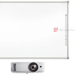 Интерактивный комплект Donview DB-82IND-H03 (доска, проектор Optoma X309ST, крепеж для проектора телескопический FX P800-1400, кабель HDMI)