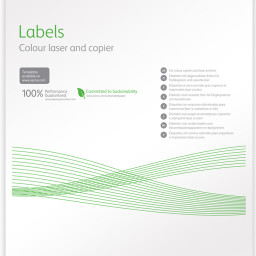 Бумага самоклеящаяся Xerox Colotech Labels, матовая, A4 (210 x 297 мм), 8 наклеек, 100 листов