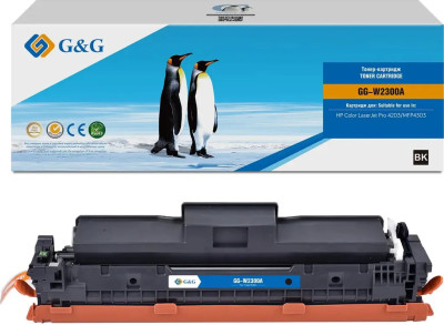 Тонер-картридж G&G Toner GG-W2300A для HP Color LaserJet Pro 4203, 4303 (black), 2000 стр.