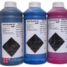 Чернила экосольвентные Sun Chemical (Сан Кемикэл) Streamline WNL ESL2 (black), 1 л