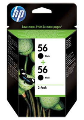 Картридж HP 56 (black) набор, 2 шт x 520 стр