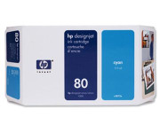 Картридж HP 80 (cyan) 175мл