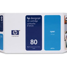 Картридж HP 80 (cyan) 175мл
