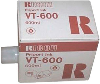 Чернила Ricoh Priport Ink Pack Type VT600 (red), 5 шт.