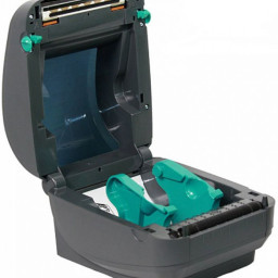 Термопринтер Zebra GX420d 203 DPI, EU/UK Cords, RS232, LPT, USB, нож, подвижный сенсор, RTC