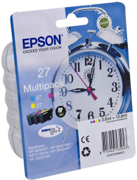 Картридж Epson DURABrite Ultra T2705 комплект (C,M,Y), 3шт x 3,6мл (C13T27054022, C13T27054020)