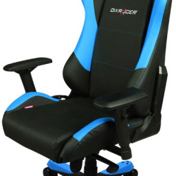 Игровое кресло DXRacer Iron OH/IS11/NB (чёрно-синий)