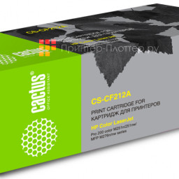 Картридж лазерный Cactus CS-CF212A желтый (1800 стр.) для HP LJ Pro 200 M251/M276