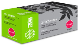 Картридж лазерный Cactus CS-TK5240BK черный (4000 стр.) для Kyocera Ecosys M5526cdn/M5526cdw/P5026cdn/P5026cdw