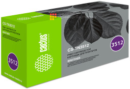 Картридж лазерный Cactus CS-TN3512 черный (12000стр.) для Brother DCP L6600DWHL/L6250DNHL/L6300DWHL/L6400DWHL/L6400DWTMFC/L6800DWMFC/L6800DWTMFC/L6900DWMFC/L6900DWT