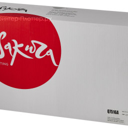 Тонер-картридж SAKURA Q7516A для HP LaserJet 5200 (black), 12000 стр. (PP052007)