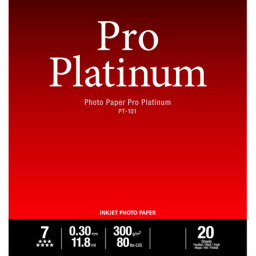Бумага Canon Photo Paper Pro Platinum PT-101, глянцевая, A2 (420 x 594 мм), 300 г/кв.м (20 листов)