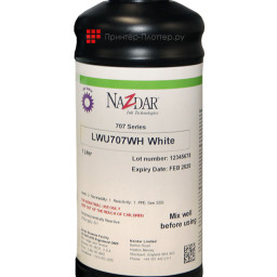 УФ-чернила Nazdar 707 (white), 1 л