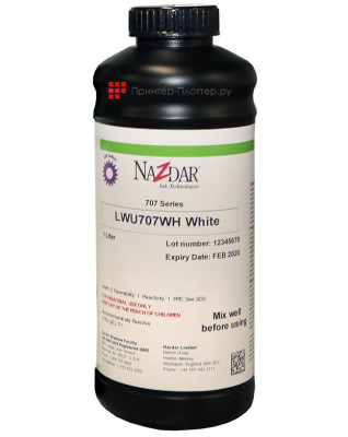 УФ-чернила Nazdar 707 (white), 1 л