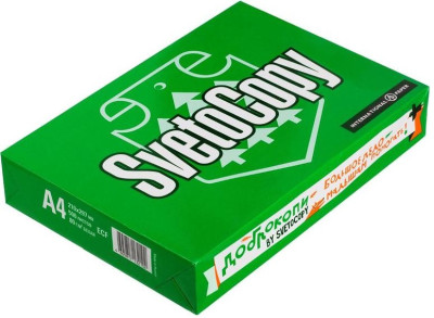 Бумага SvetoCopy, A4, 80 г/кв.м (500 листов)