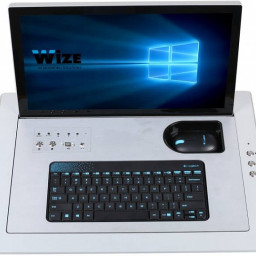 Выдвижной монитор Wize Pro Falcon WR-17FL Touch (черный)