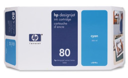 Картридж HP 80 (cyan) 350мл