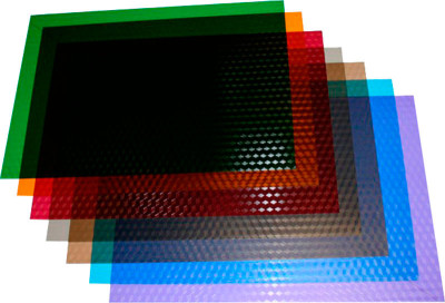 Обложки Office Kit, A4, пластик, 180 мкм, текстура кубик, зеленые, 100 шт.