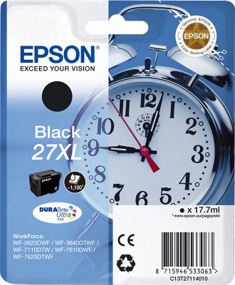 Картридж Epson DURABrite Ultra T2711 Singlepack (black), 17,7 мл (C13T27114022, C13T27114020)