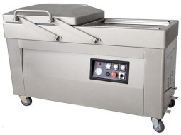 Напольный вакуумный упаковщик HUALIAN HVC-610S/2A (DZ-610/2SA) нержавеющая сталь
