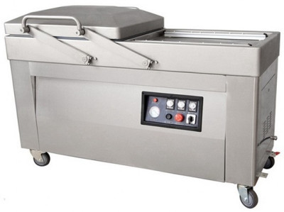 Напольный вакуумный упаковщик HUALIAN HVC-610S/2A (DZ-610/2SA) нержавеющая сталь