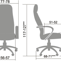 Офисное кресло Метта LK-13Ch-723 (коричневый)