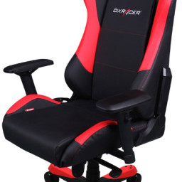 Игровое кресло DXRacer Iron OH/IS11/NR (чёрно-красный)