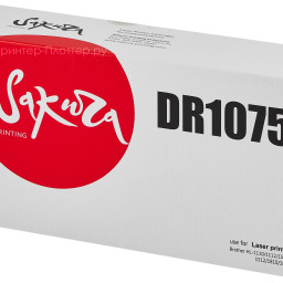 Фотобарабан SAKURA Imaging Drum DR1075 для Brother HL-1110/1112/1510/1512/1810/1815 (black), 12000 стр.