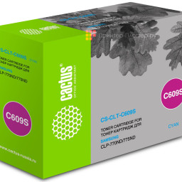 Картридж лазерный Cactus CS-CLT-C609S голубой (7000стр.) для Samsung CLP 770/770ND/775/775ND