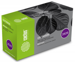 Картридж лазерный Cactus CS-TN3520 черный (20000стр.) для Brother HL L6400DW/L6900DW/L6900DWT