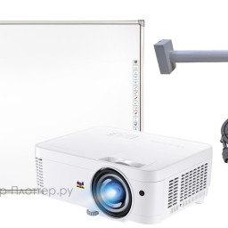 Интерактивный комплект Donview DB-82IND-H03 (доска, проектор ViewSonic PS501X, крепеж для проектора телескопический FIX P720-1200W, кабель HDMI)