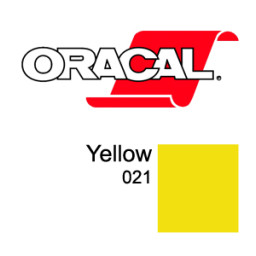 Пленка Oracal 8500 F021 (желтый), 80мкм, 1000мм x 50м (4011363186382)