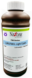 УФ-чернила Nazdar 708 (light cyan), 1 л