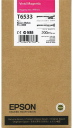 Картридж Epson T6533 (vivid magenta) 200 мл