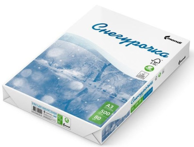 Бумага Снегурочка, A3, 80 г/кв.м (500 листов)