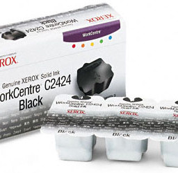 Чернила Xerox для WorkCentre C2424 (black) набор, 3 шт.