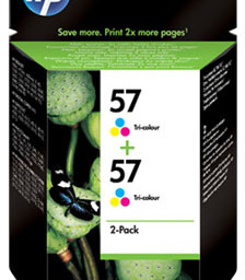 Картридж HP 57 (color) набор, 2 шт x 500 стр