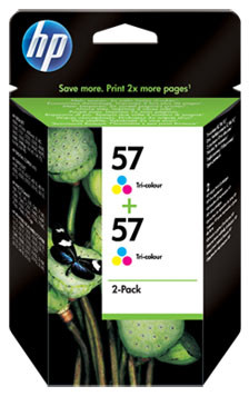Картридж HP 57 (color) набор, 2 шт x 500 стр