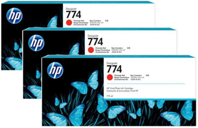 Картридж HP 774 комплект (chromatic red), 3 x 775 мл