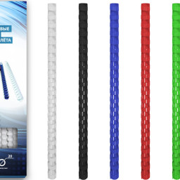 Пружины Bulros пластиковые, диаметр 19мм, синие, 100шт