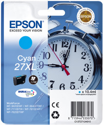 Картридж Epson DURABrite Ultra T2712 Singlepack (cyan), 10,4 мл (C13T27124022, C13T27124020)