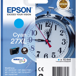 Картридж Epson DURABrite Ultra T2712 Singlepack (cyan), 10,4 мл (C13T27124022, C13T27124020)