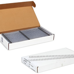 Пружины Bulros металлические, шаг 3:1, диаметр 7/16, серебряные, 100шт