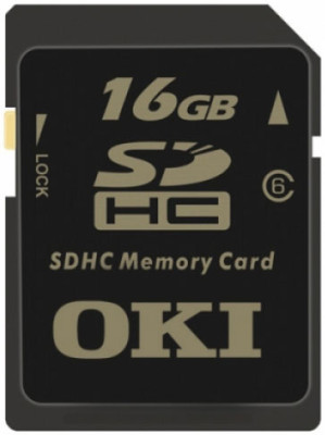 OKI карта флеш-памяти SDHC Memory Card, 16 ГБ