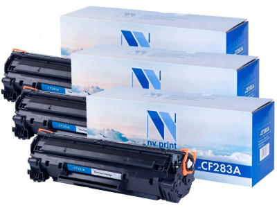 Картридж NVP совместимый NV-CF283A-SET3 для HP LaserJet Pro M201dw/ M201n/ M125r/ M125ra/ M225dn/ M225dw/ M225rdn/ M125rnw/ M127fn/ M127fw (1500k) (3 шт)