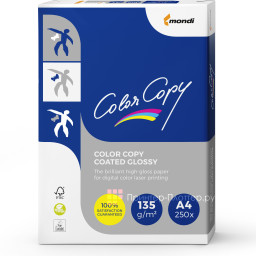 Бумага Mondi Color Copy Glossy, глянцевая, A4 (210 x 297 мм), 135 г/кв.м (250 листов)