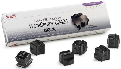 Чернила Xerox для WorkCentre C2424 (black) набор, 6 шт.