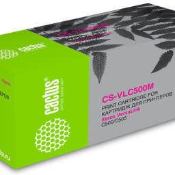 Тонер-картридж Cactus Toner CS-VLC500M для Xerox VersaLink C500, C505 (magenta), 2400 стр.