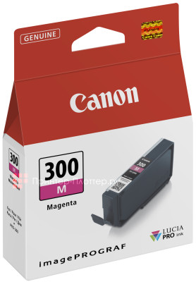 Картридж Canon LUCIA PRO Ink PFI-300 M (magenta)