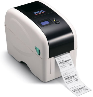 Термотрансферный принтер TSC TTP-225 (белый) LCD, Ethernet, USB-Host, отрезчик
